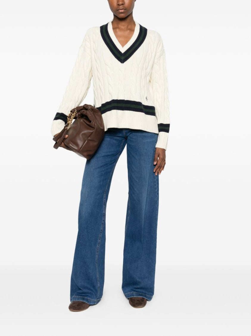 Liu Jo Wide-Leg Stretch Denim Jeans With High Waist