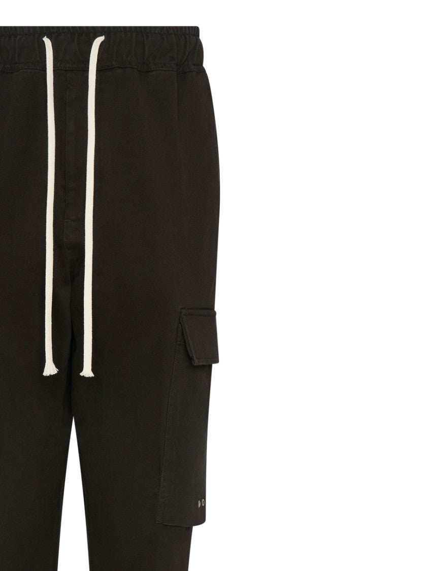 State Of Order Wide-Fit Brown Trousers With Cargo Pockets