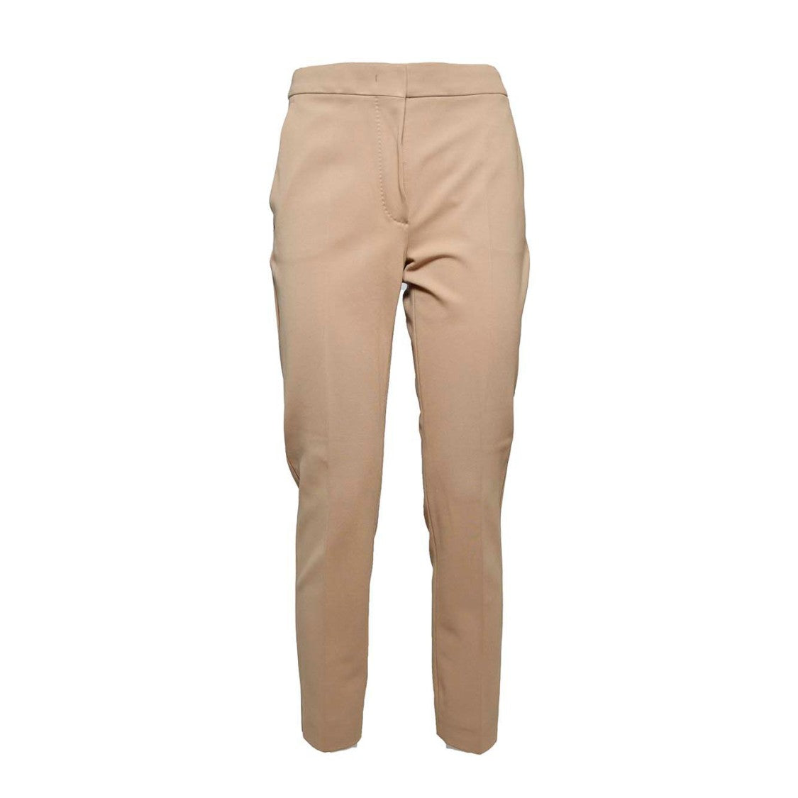 Max Mara Mid-Rise Cropped Pants With Clean Hem