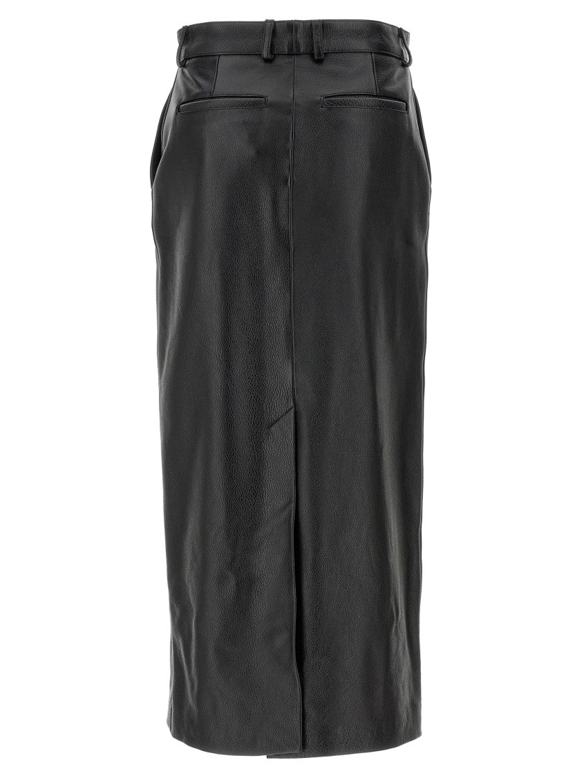 Totême 'Grained Leather' Skirt