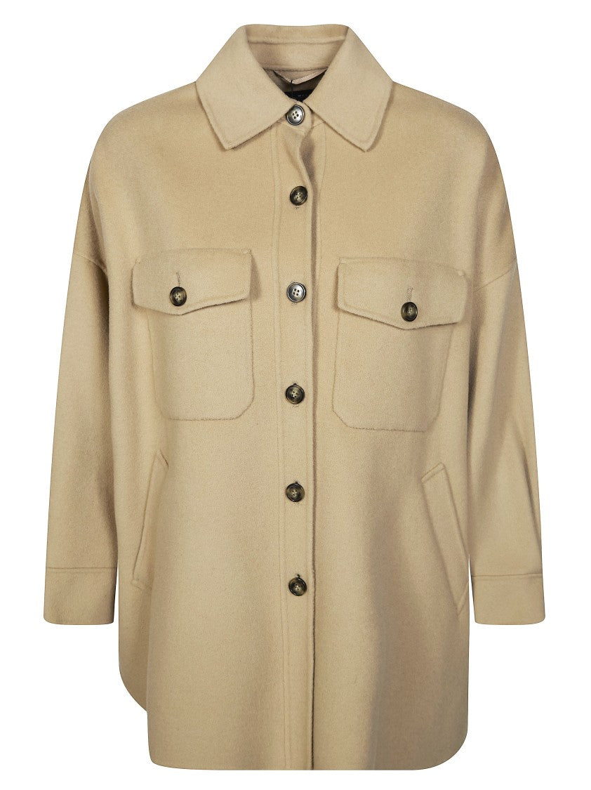Max Mara Laser Loose Fit Flap Pocket Jacket