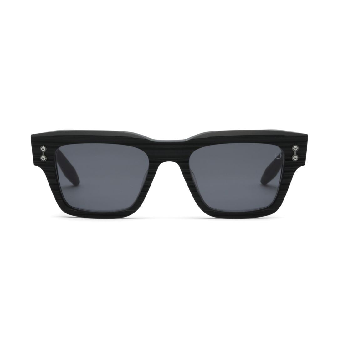 Akoni Columba Rectangular Frame Sunglasses With Textured Detailing