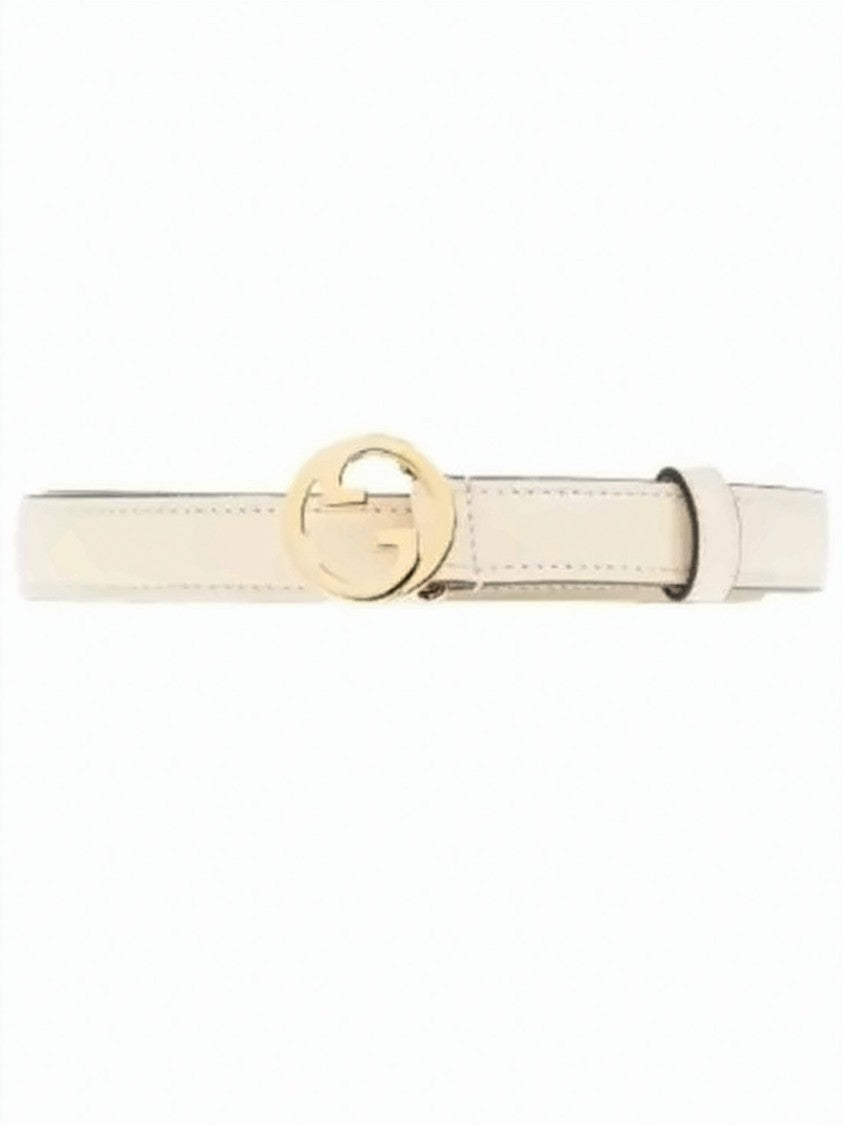 Gucci Slim Light-Toned Strap Belt