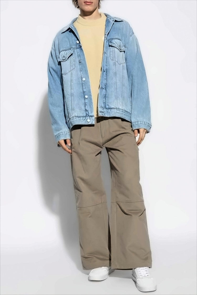 Ami Soft Alpaca Blend Sweater With Heart Logo