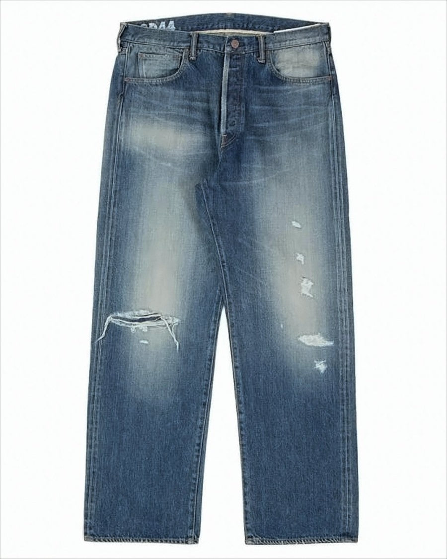 Visvim Relaxed Fit Distressed Denim Pants