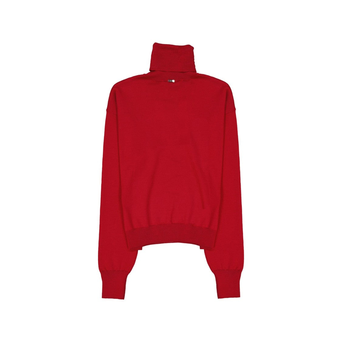 Herno Cozy Turtleneck Wool Pullover With Ribbed Trims