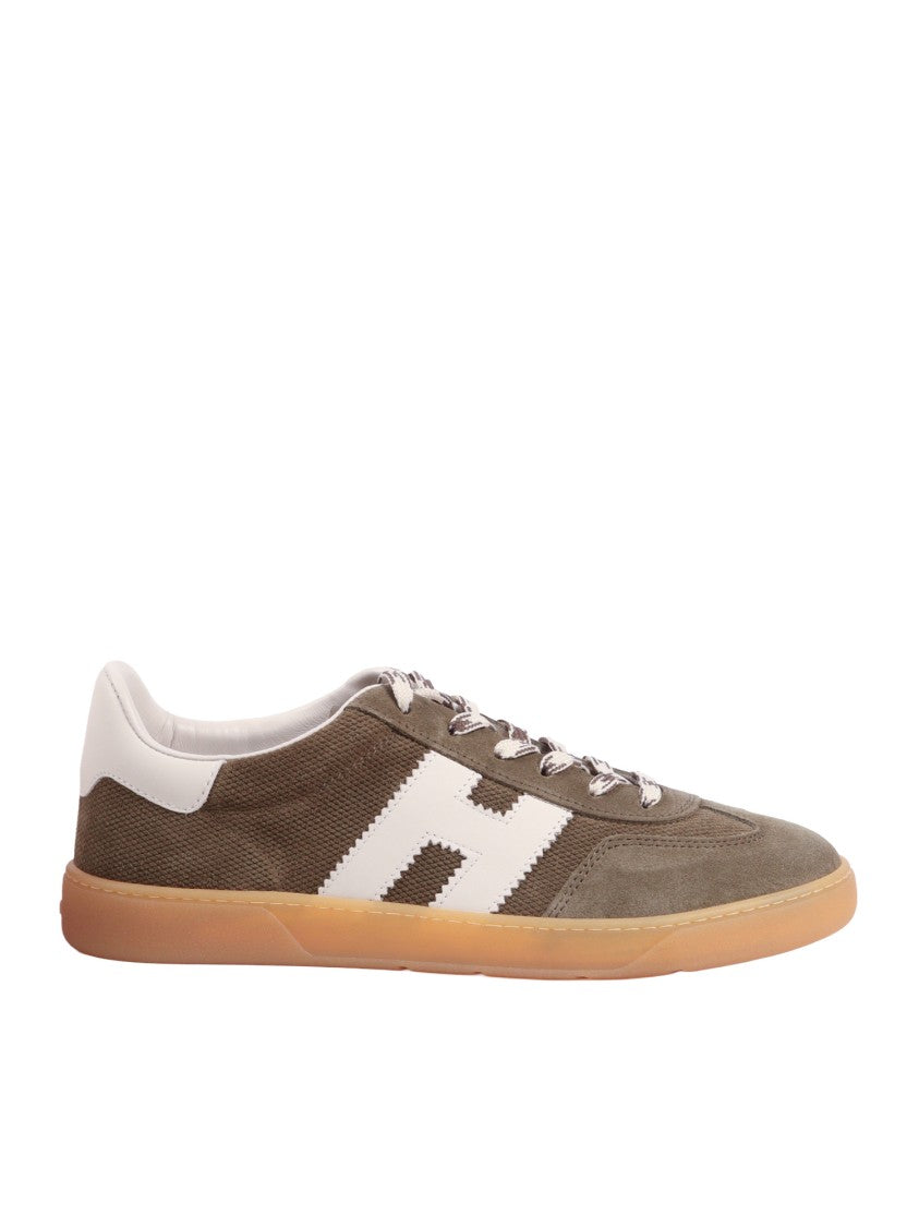 Hogan Cool Suede Textured Fabric Sneakers