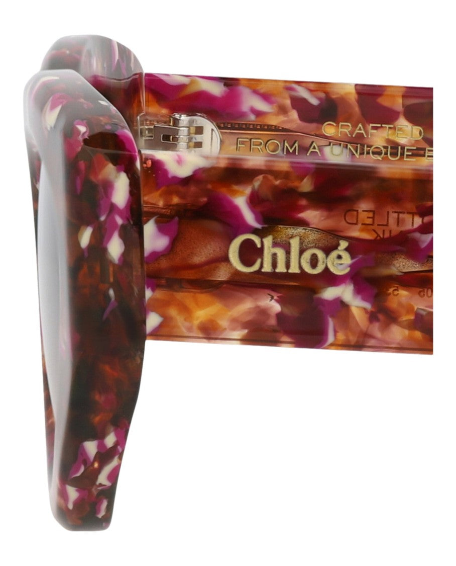 Chloé Cat Eye-Frame Recycled Acetate Sunglasses With Vibrant Tortoiseshell Pattern