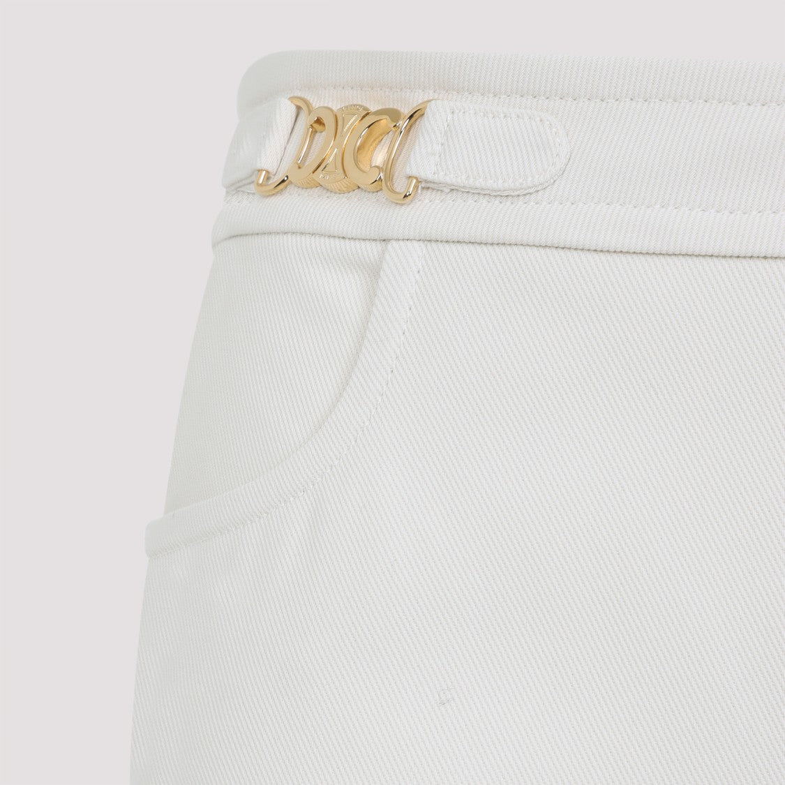 Celine High-Rise Cotton Pants
