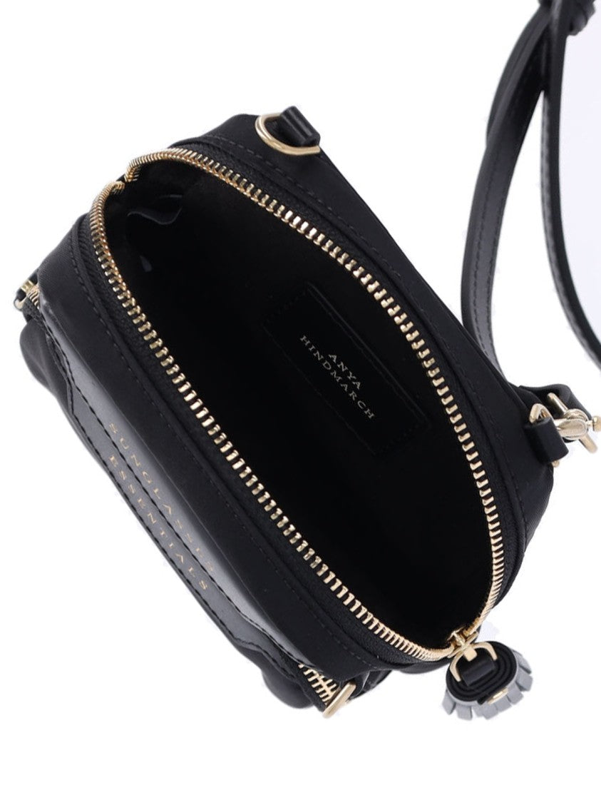 Anya Hindmarch Black Logo Essentials Nylon Shoulder Bag