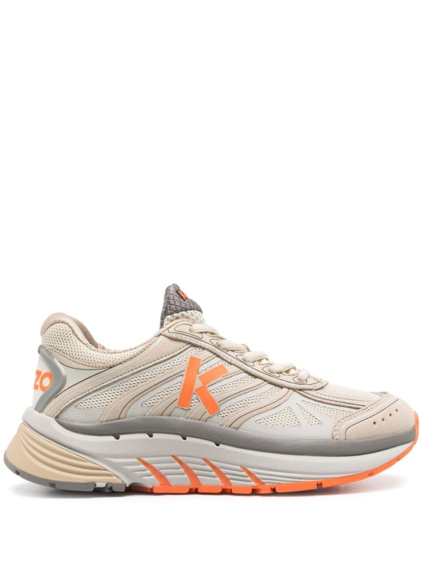 Kenzo Multi-Panel Light Beige Sneakers