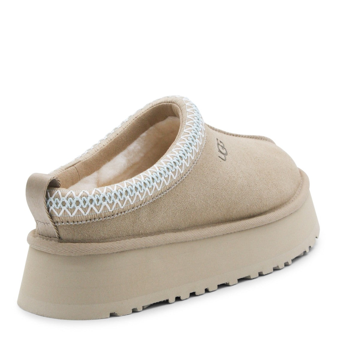 Ugg Slip-On Flat Shoes With Decorative Zigzag Stitch