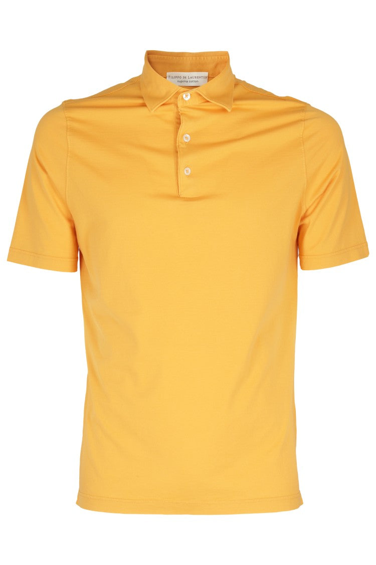 Filippo De Laurentiis Vintage Melon Short-Sleeve Polo
