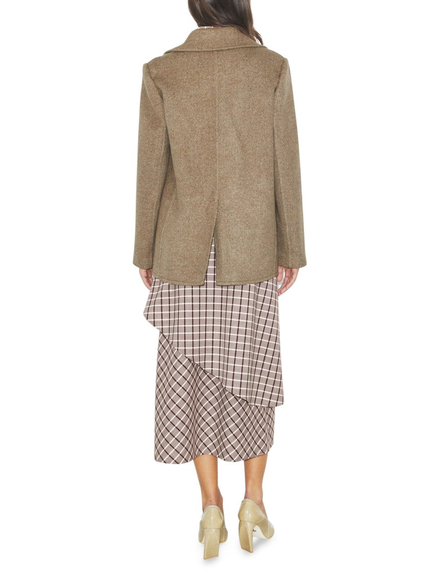 Tory Burch Twill Jacket With Classic Collar And Button-Down Front