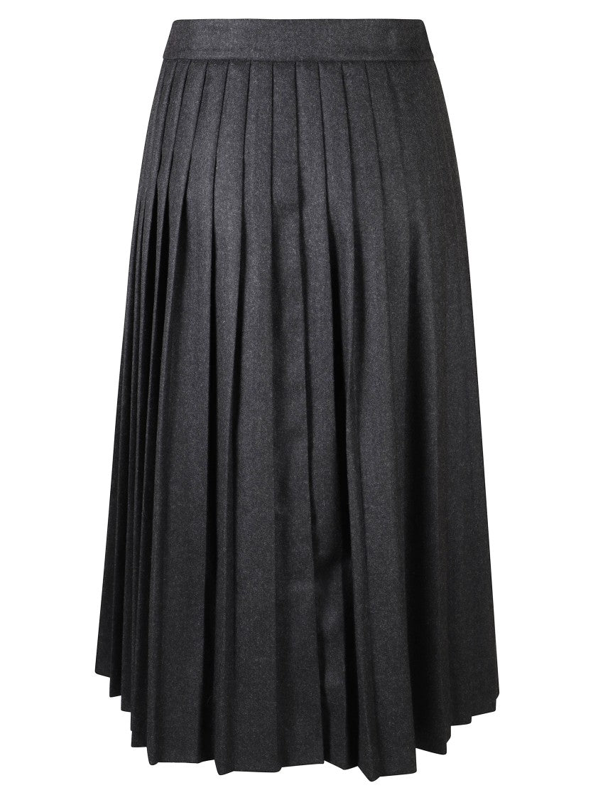 Prada Pleated High-Waisted Skirt