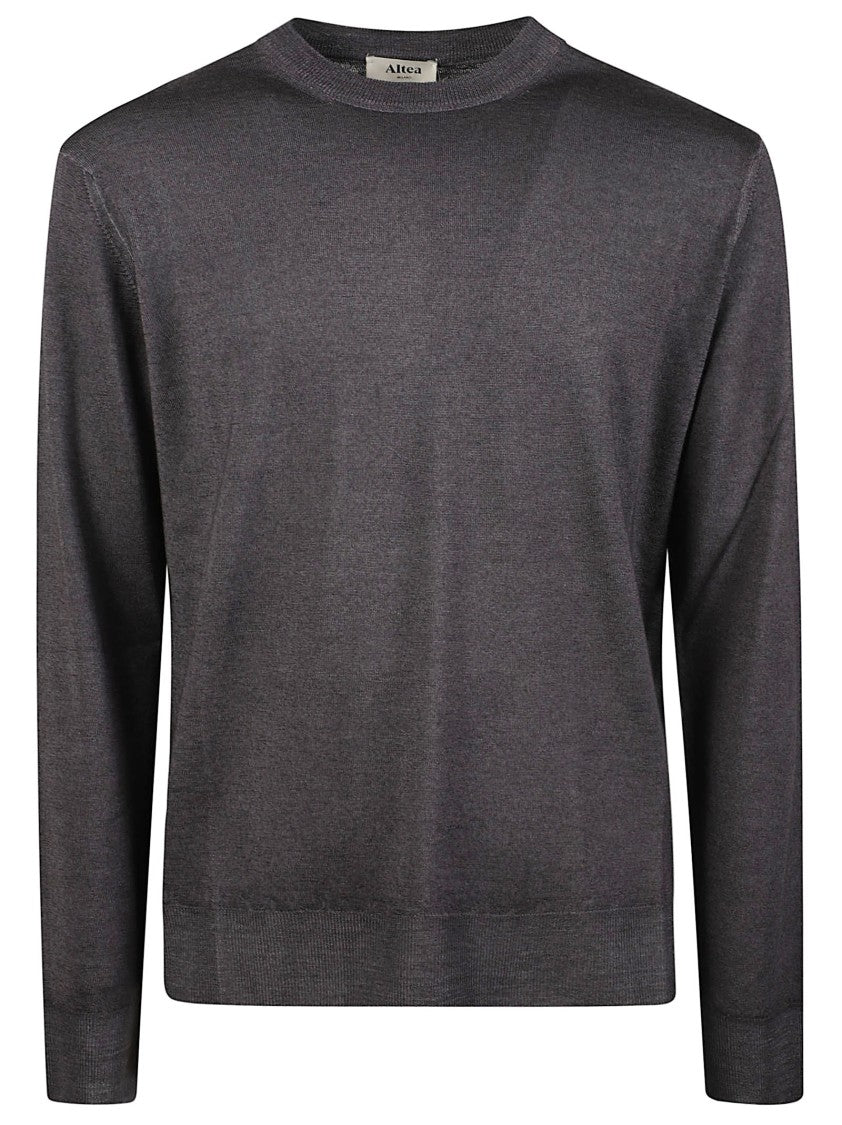 Altea Smooth Virgin Wool Round Neck Sweater