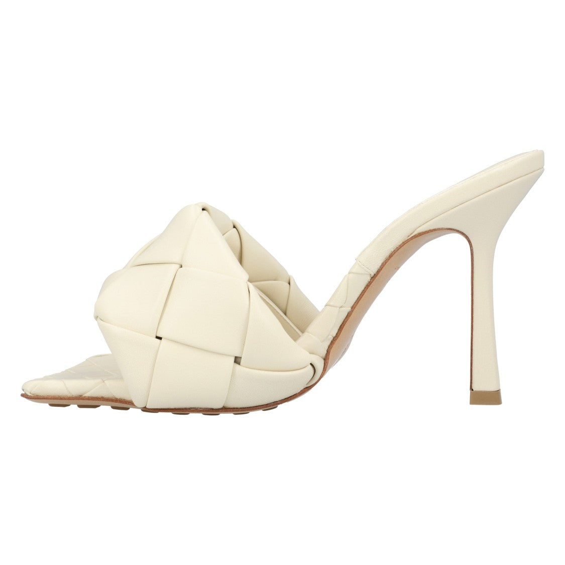 Bottega Veneta Lido Mule White
