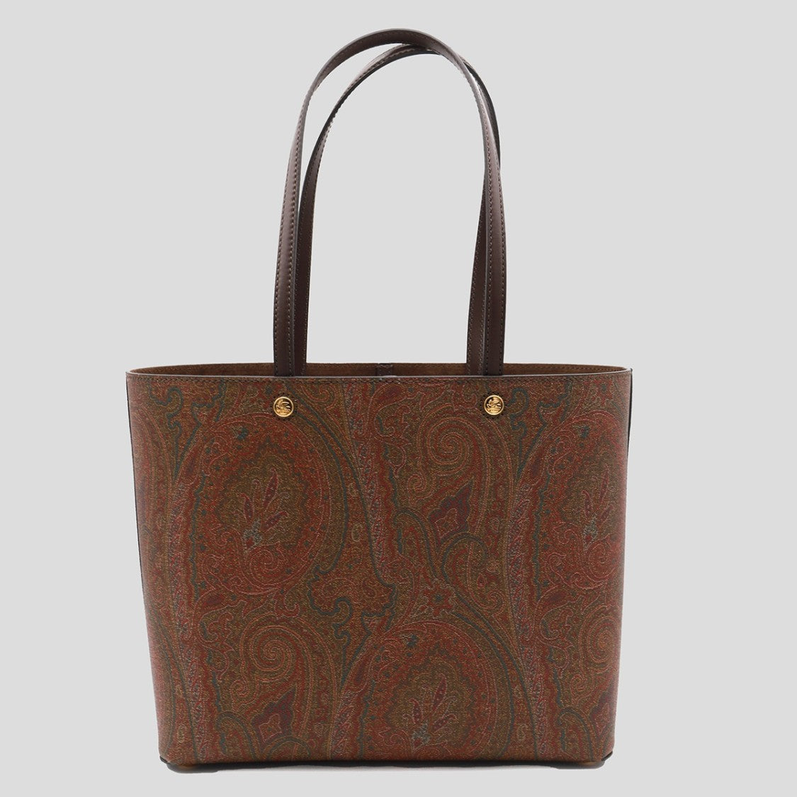 Etro Brown Patterned Tote Bag