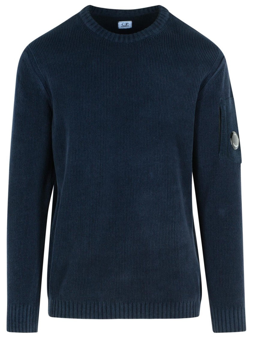C.P. Company Navy Cotton Sweater