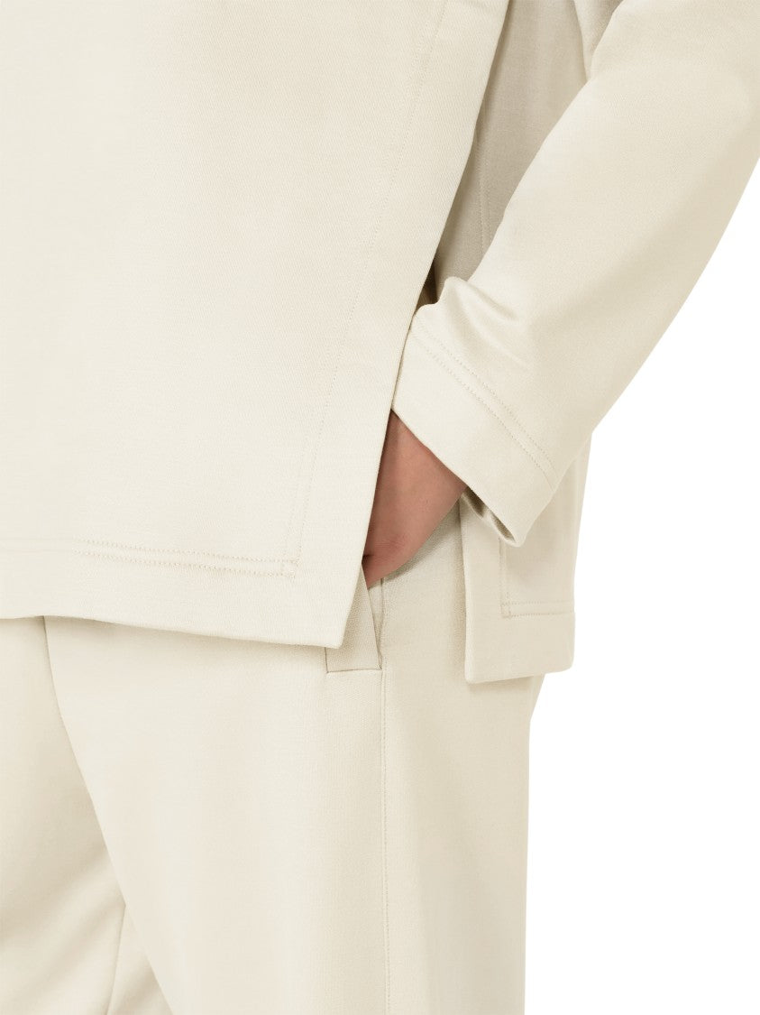 Max Mara Relaxed Fit White Sweater