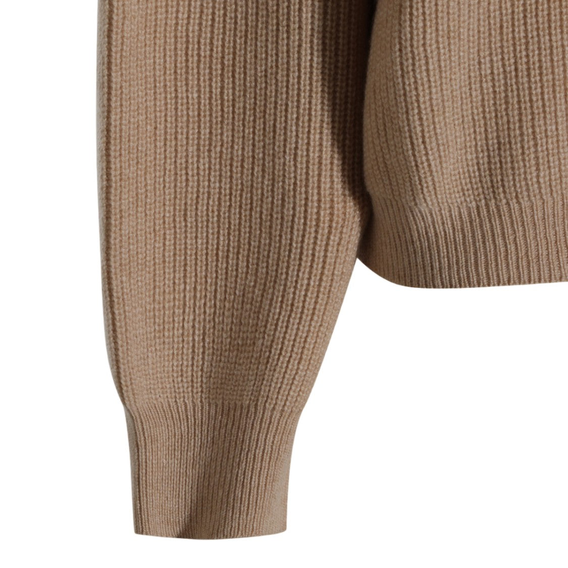 Malo Ribbed Knit Half-Zip Pullover