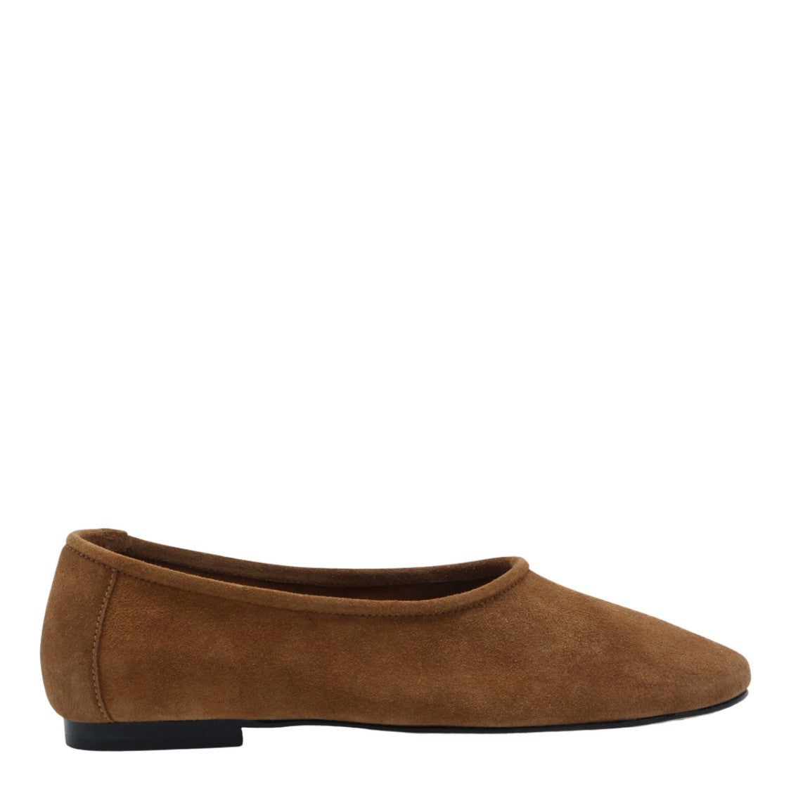 By Far Pointed-Toe Suede Flats
