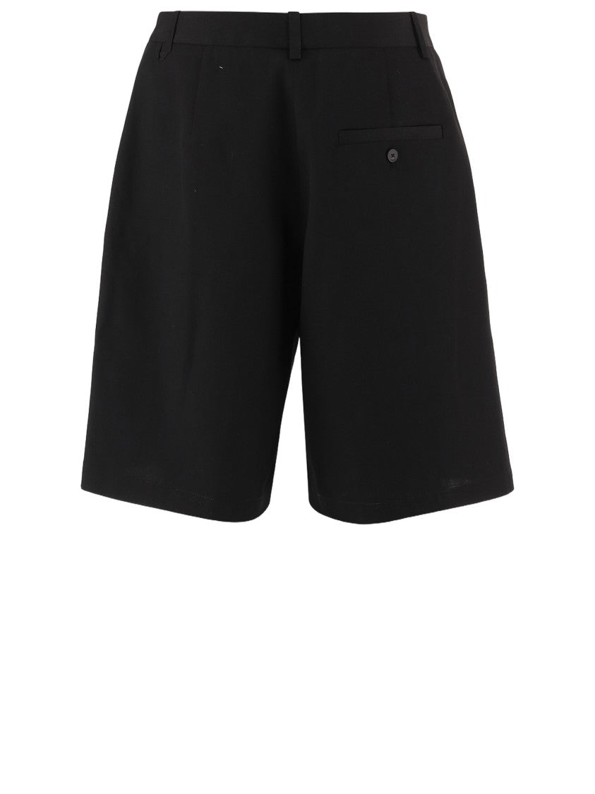 Jacquemus Knee-Length Tailored Shorts With Button And Zipper Closure