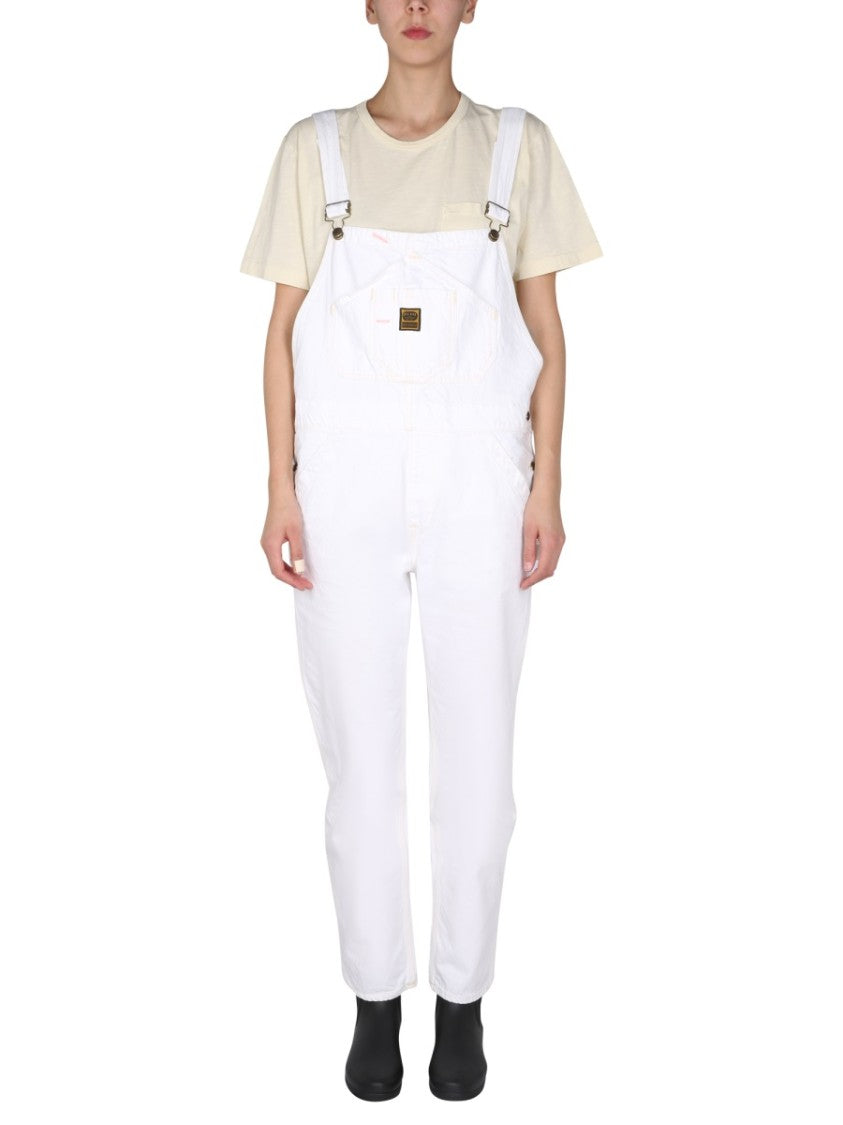 Washington Dee Cee Relaxed-Fit Denim Overalls With Adjustable Straps