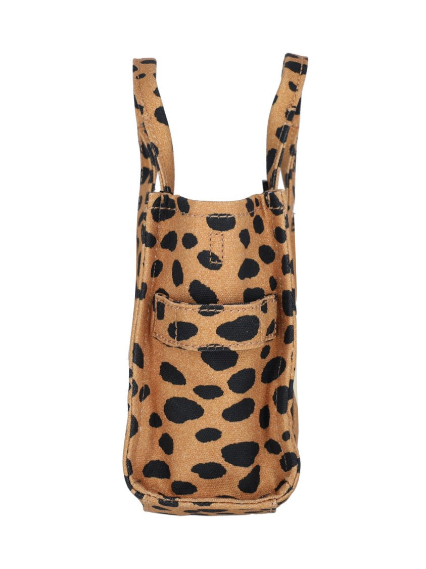 Marc Jacobs "The Small Cheetah Canvas" Tote Bag – Brown