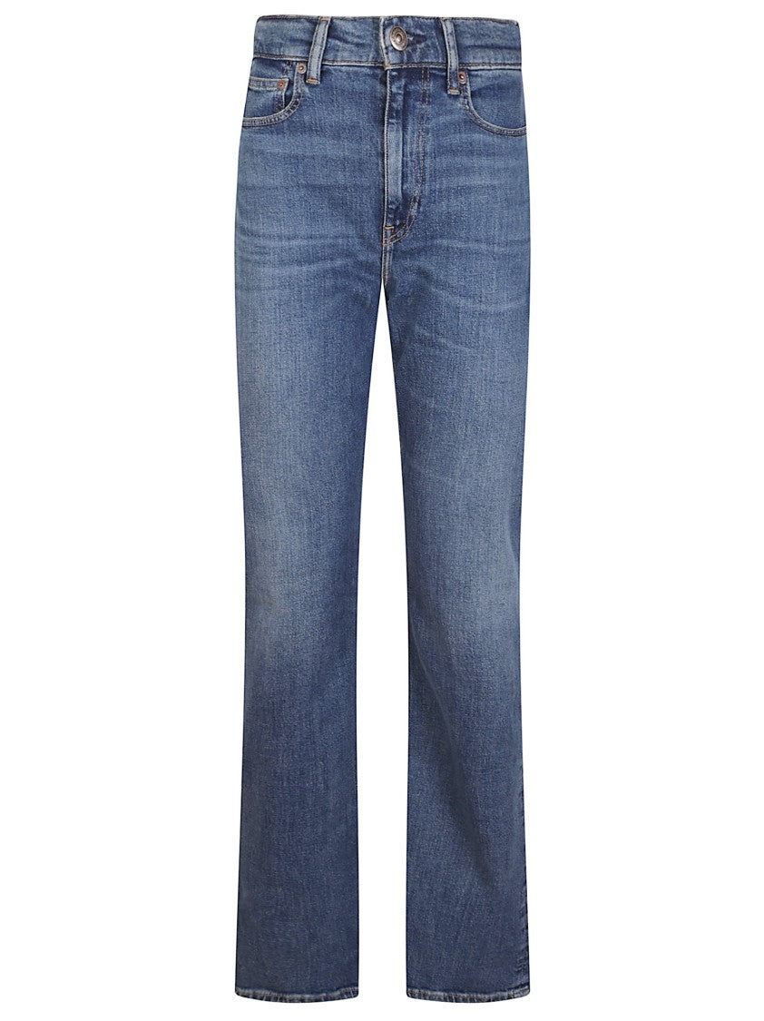 Polo Ralph Lauren Denim-Finish Stretch Cotton Full-Length Jeans
