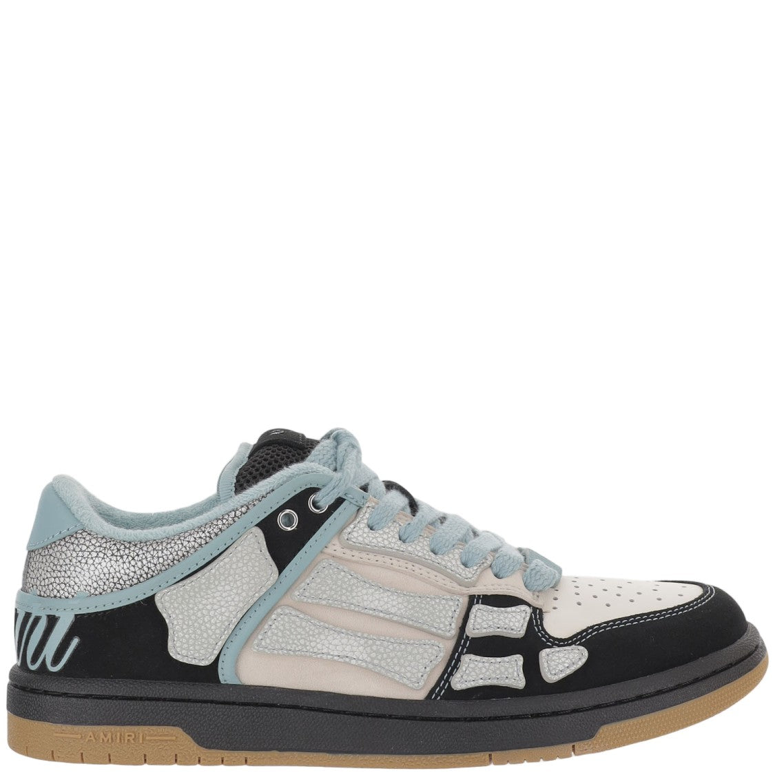 Amiri Low-Top Leather Sneakers With Panel Design
