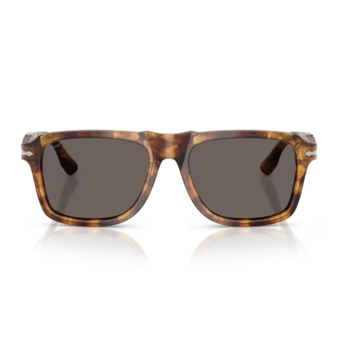 Persol Havana Po8002s Acetate Milky Sunglasses