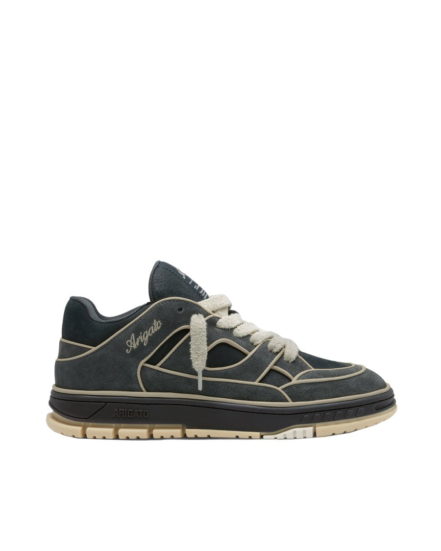 Axel Arigato Area Lo Sneakers In Black/Light Beige