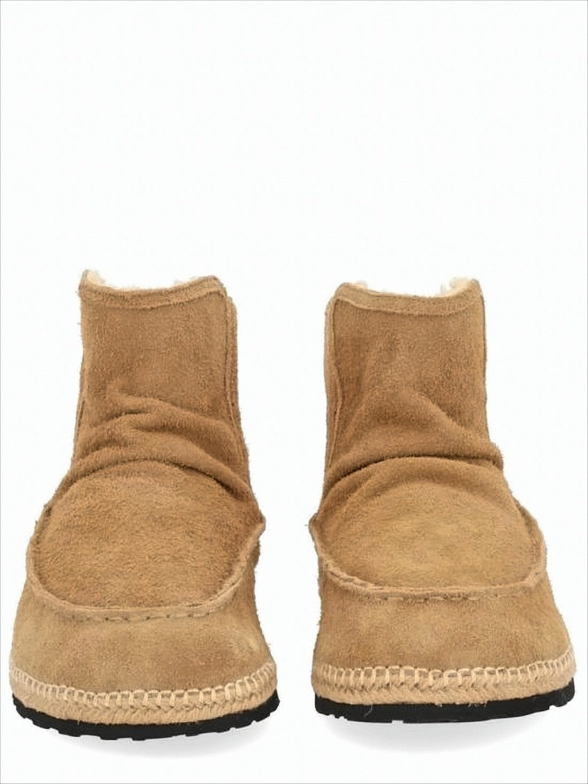 Diesel Brown Suede Boots With Plush Lining