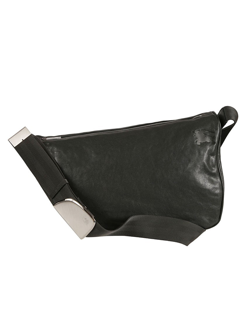 Burberry Black Lamb Leather Shoulder Bag