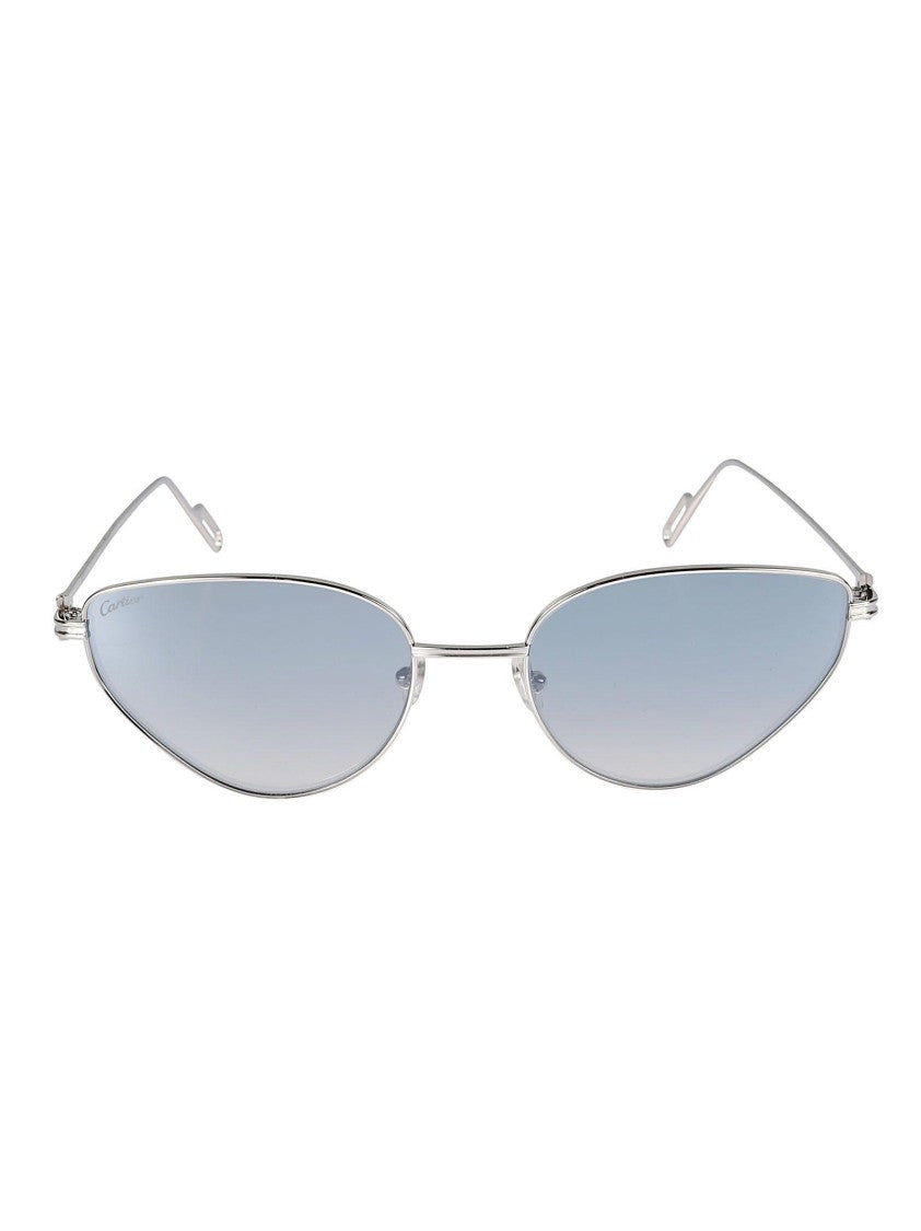 Cartier Ct0155s Narrow Cat-Eye Sunglasses