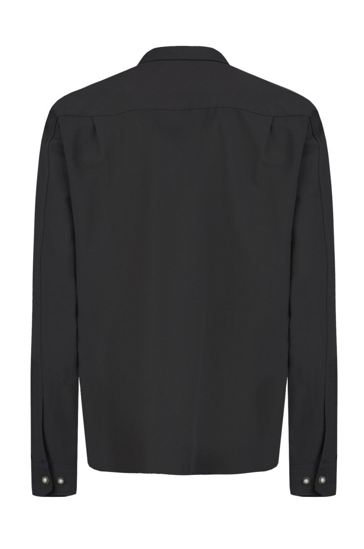 Gazzarrini X Michele Franzese Black Overshirt With Tailored Fit