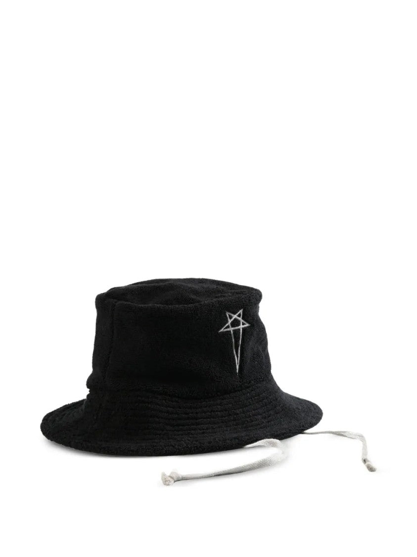 Rick Owens Wide-Brimmed Beach Hat With Subtle Logo Detail