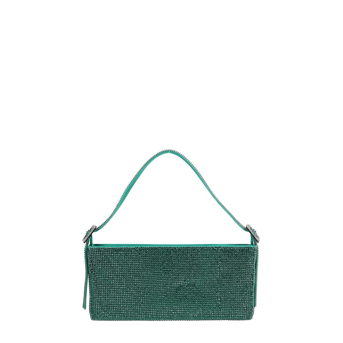Benedetta Bruzziches Textured Silk Satin Shoulder Bag