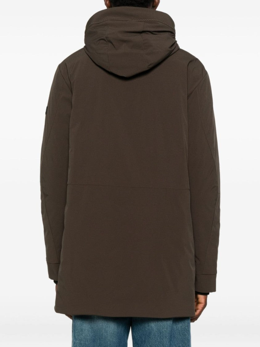 Peuterey Brown Parka With Design