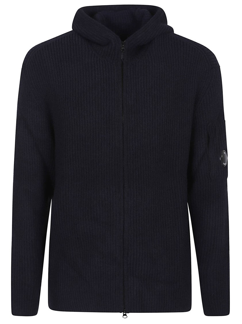 C.P. Company Knitwear Cardigan In Fleece Knit