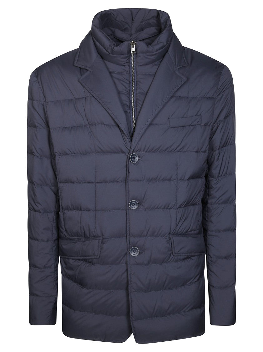Herno Quilted Blazer-Style Down Jacket