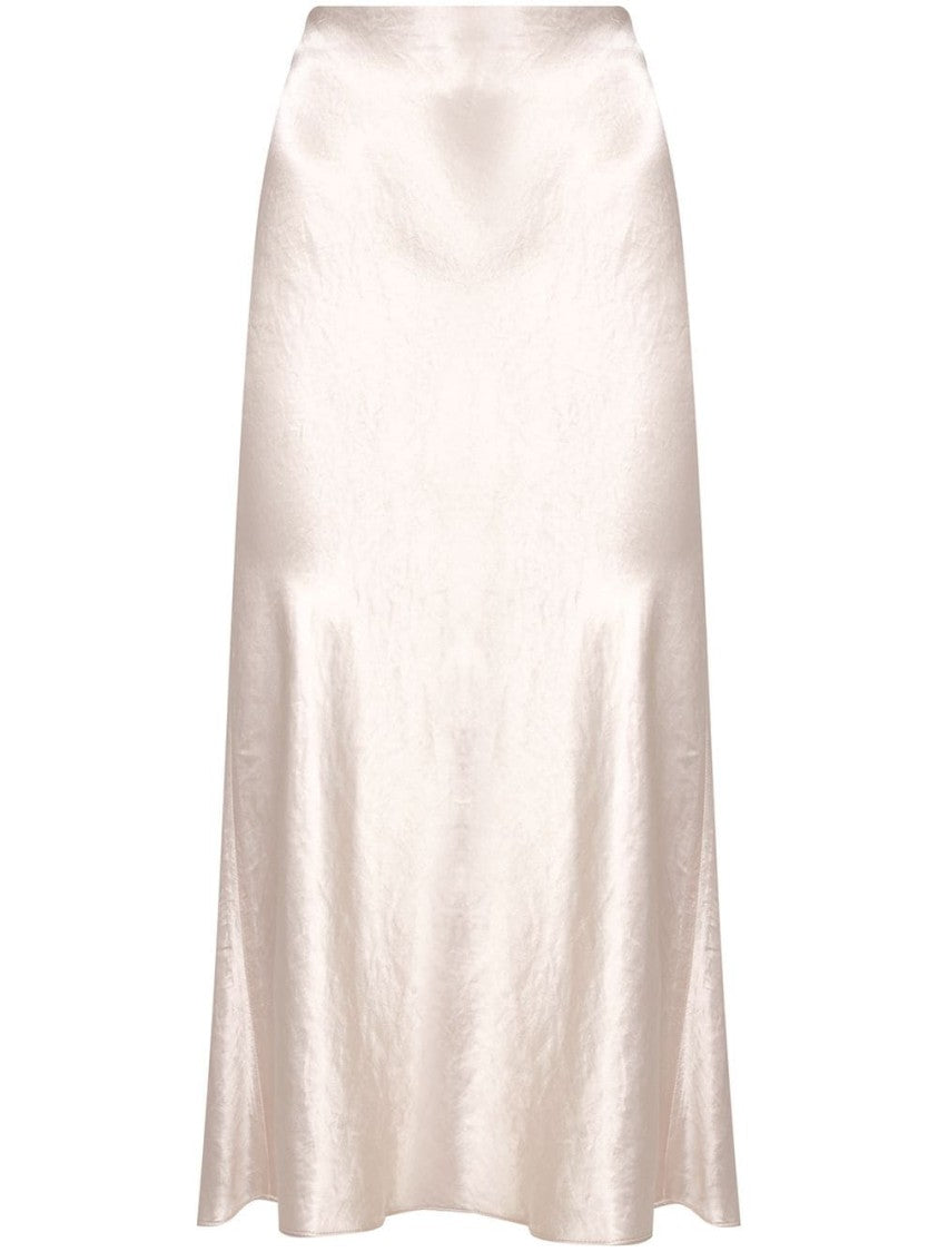 Vince Beige Slip Skirt With Flowing Silhouette