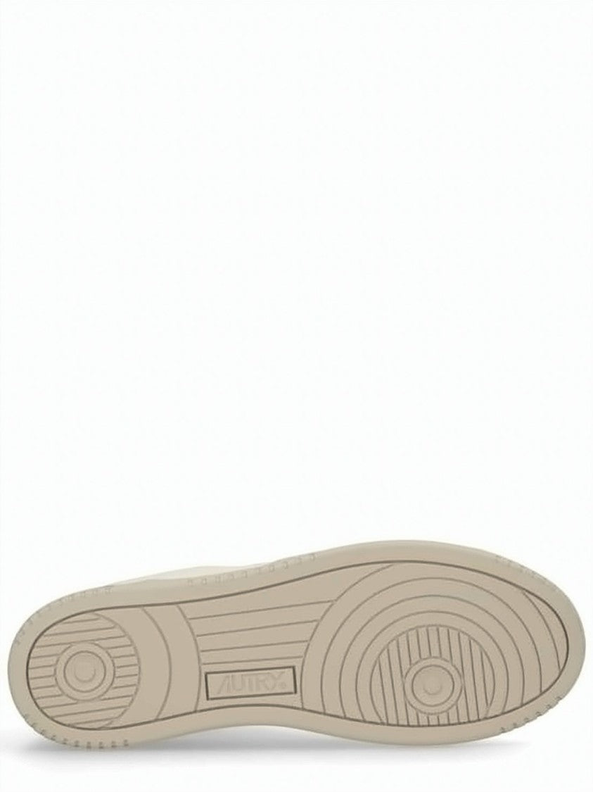 Autry Textured Leather Low-Top Sneakers