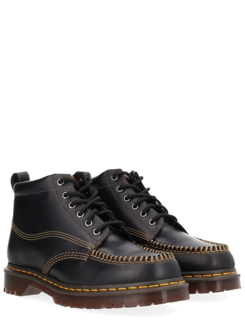Dr. Martens Black Lowell Contrast Boots