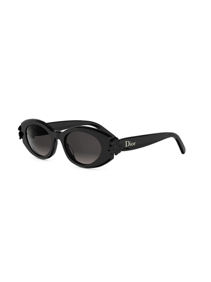 Dior Black Dior Clover B1i Oval Sunglasses
