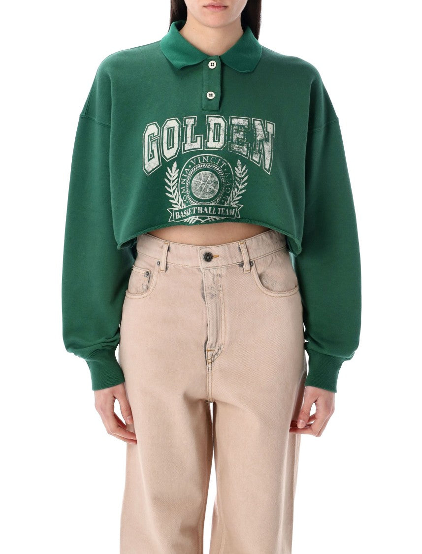 Golden Goose Nastia Cropped Sweatshirt