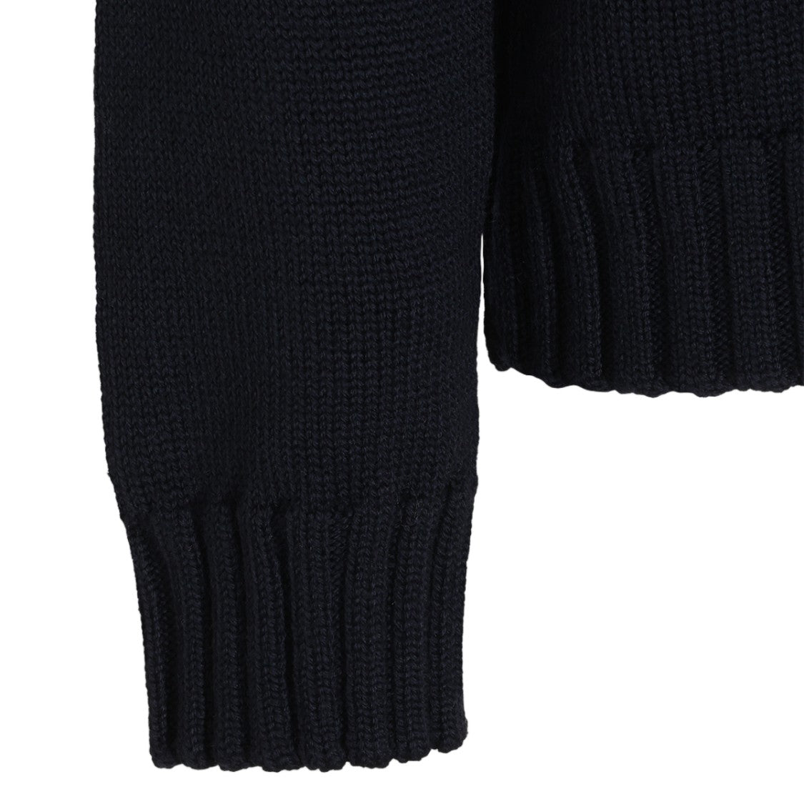 Zanone Polo Collar Fine Textured Ribbed Sweater