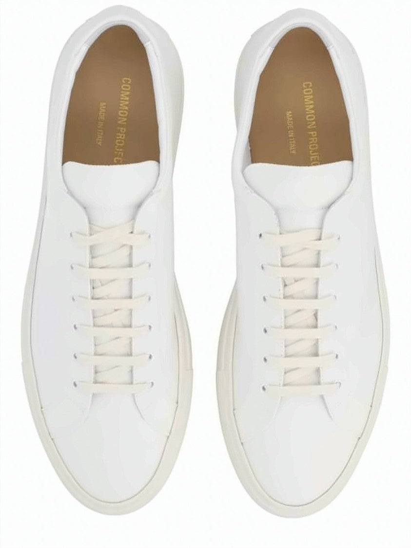 Common Projects Canvas Low-Top Sneakers With Subtle Gold Detailing