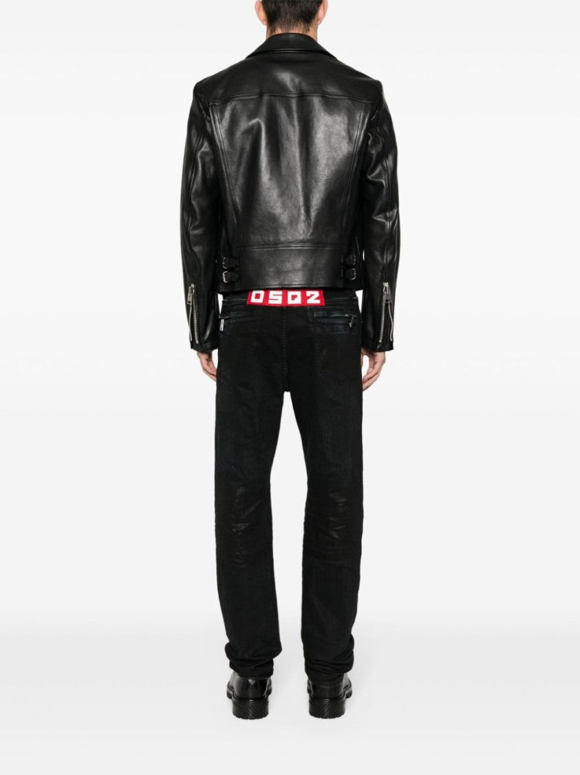 Dsquared2 Slim Cut Black Denim Trousers